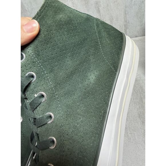 Converse Chuck Taylor All Star CONS Shoes Unisex 12M/14W Green Suede High Top - Picture 9 of 15